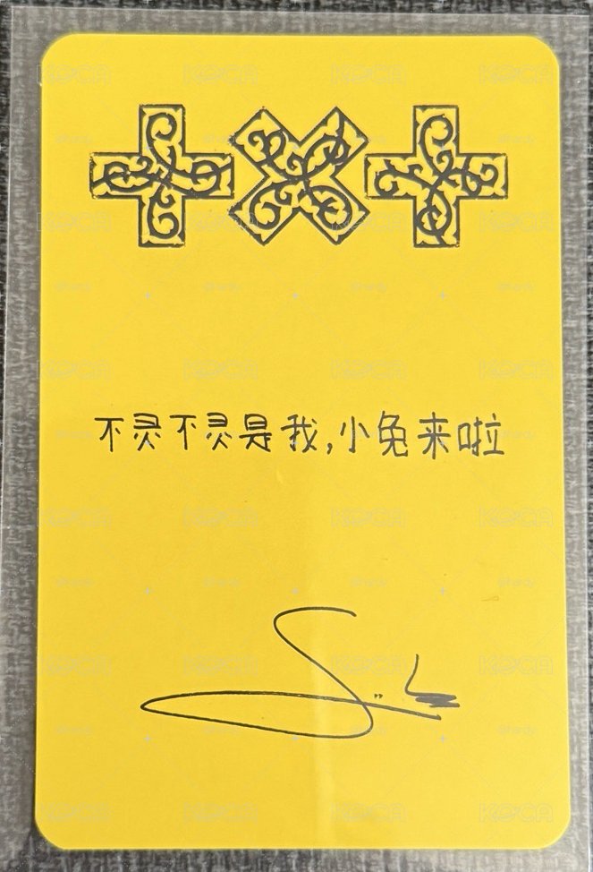京東小兔卡 中文卡背