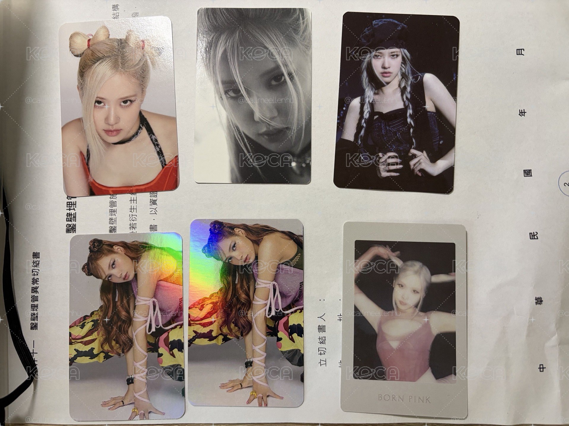Born pink 小卡