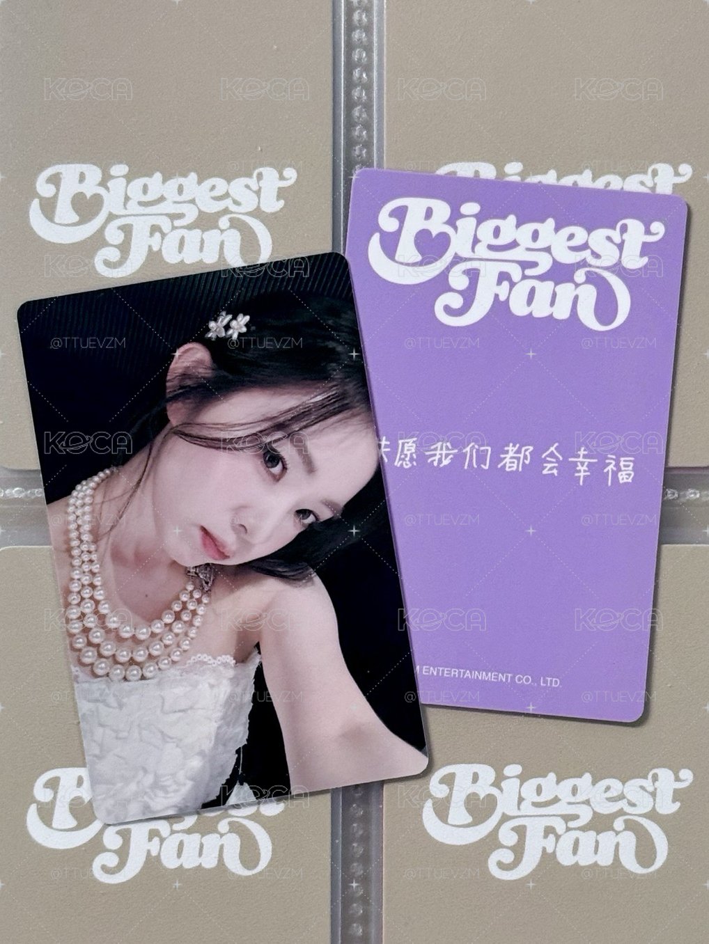 IRENE 小芒深圳簽售卡 中文卡背
