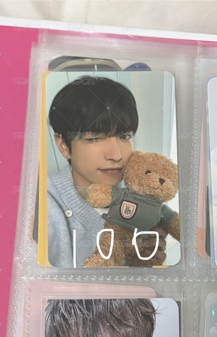 代言卡中（抱熊）100