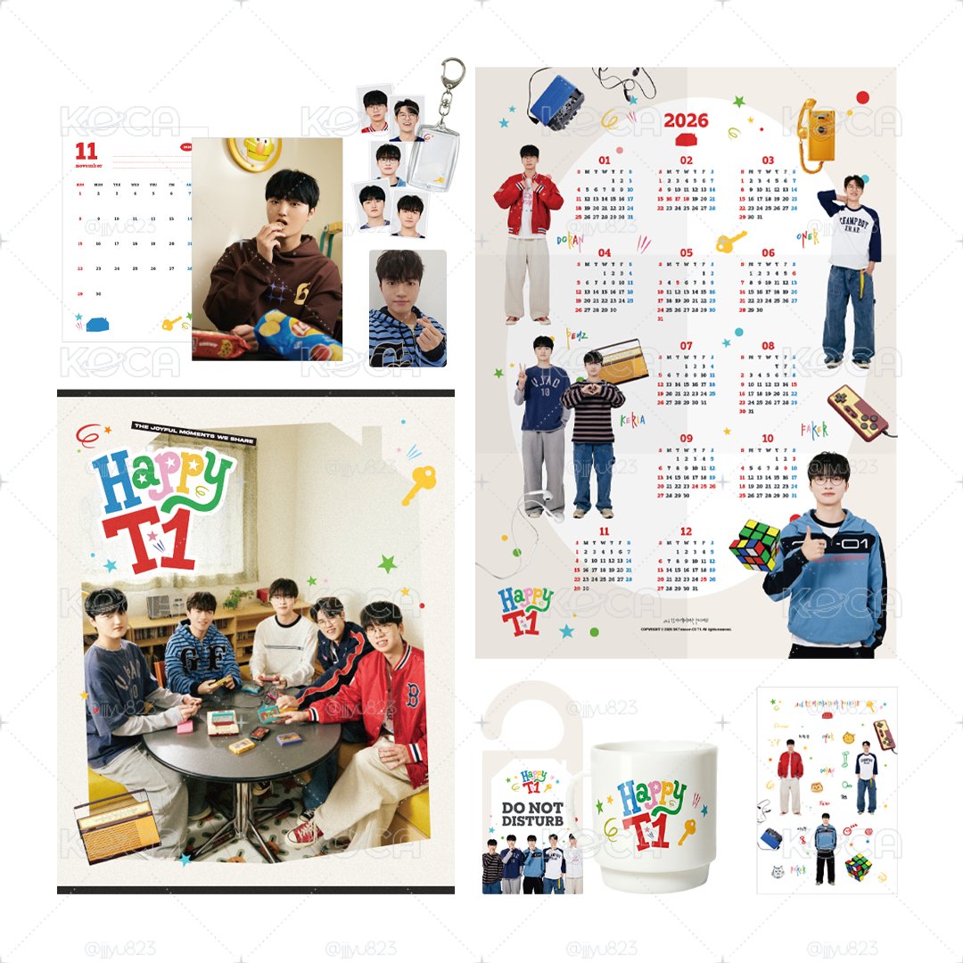 HAPPY T1 2026會員禮 年曆組 全新未拆 內容物都有 