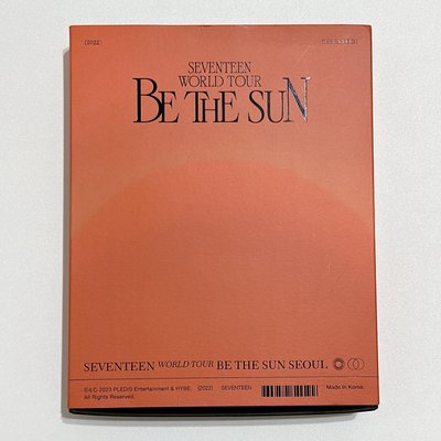 【Seventeen】Be the sun DVD