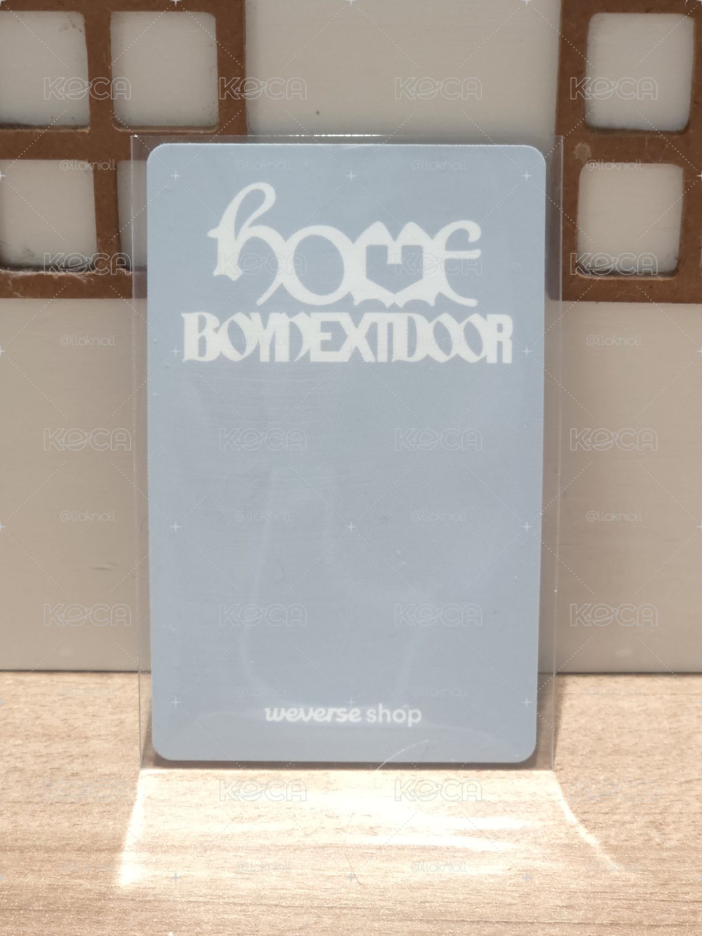 Taesan 泰山 HOME wvs PB 特典卡 