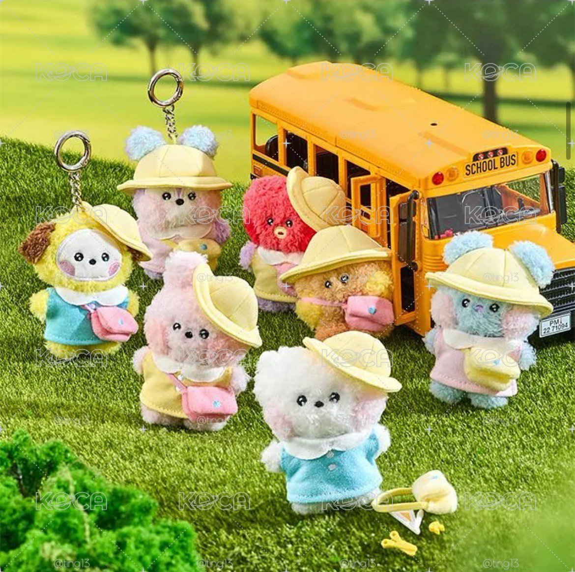 現貨 BT21野餐娃娃 鑰匙圈