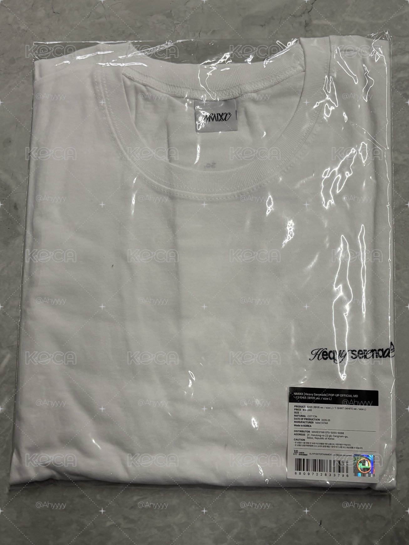NMIXX hs快閃店衣服 L碼