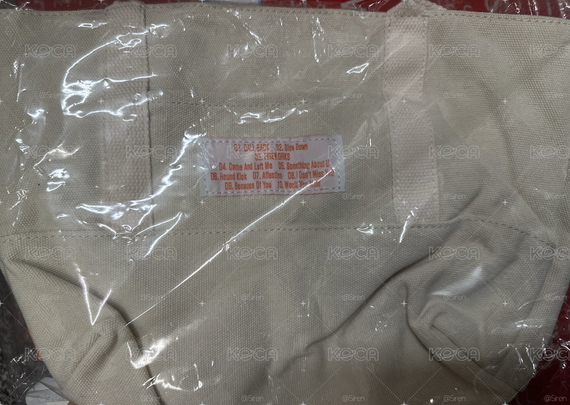 珉豪 托特包 徽章組