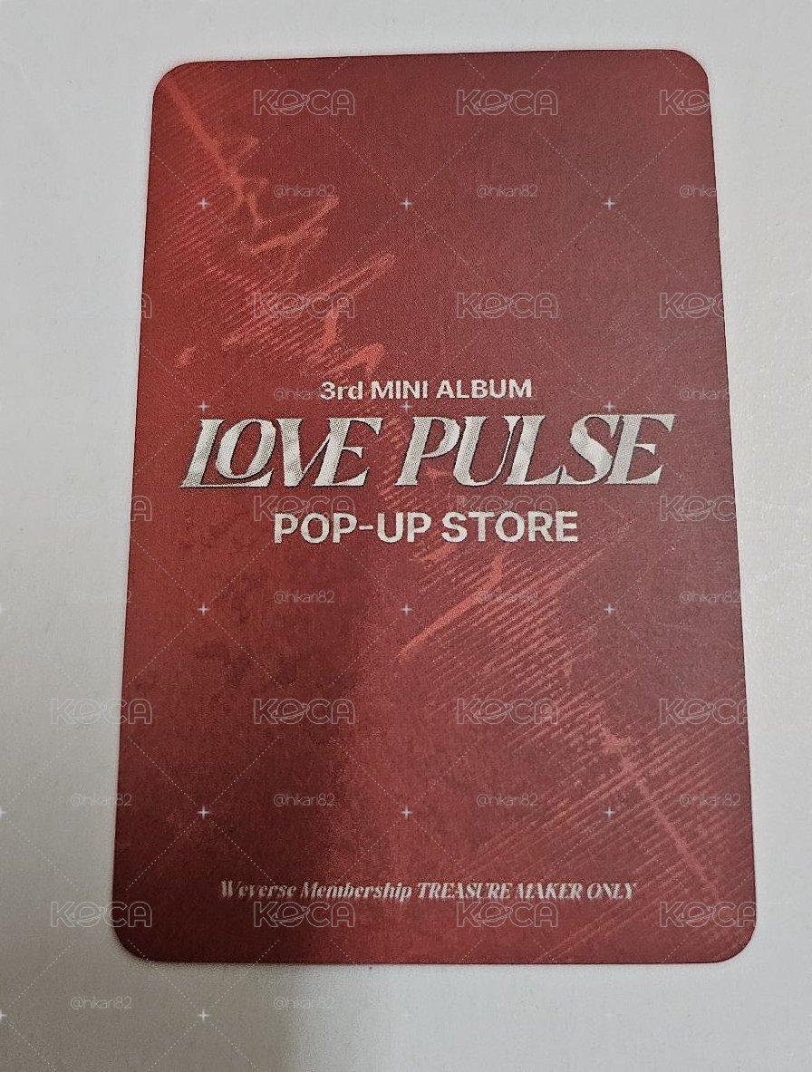 TREASURE 3rd MINI ALBUM  [ LOVE PULSE ]  ASAHI 