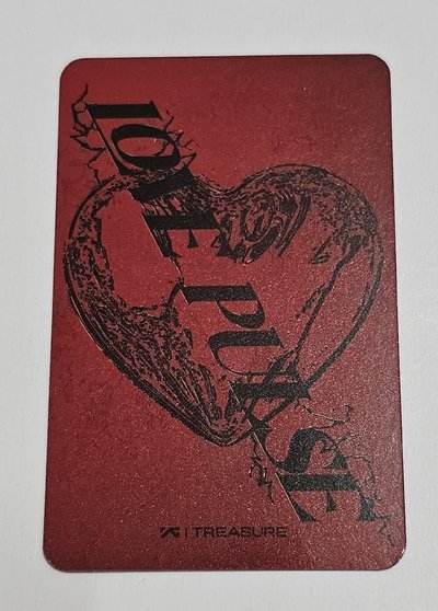 TREASURE 3rd MINI ALBUM  [ LOVE PULSE ] 公放卡 ASAHI 