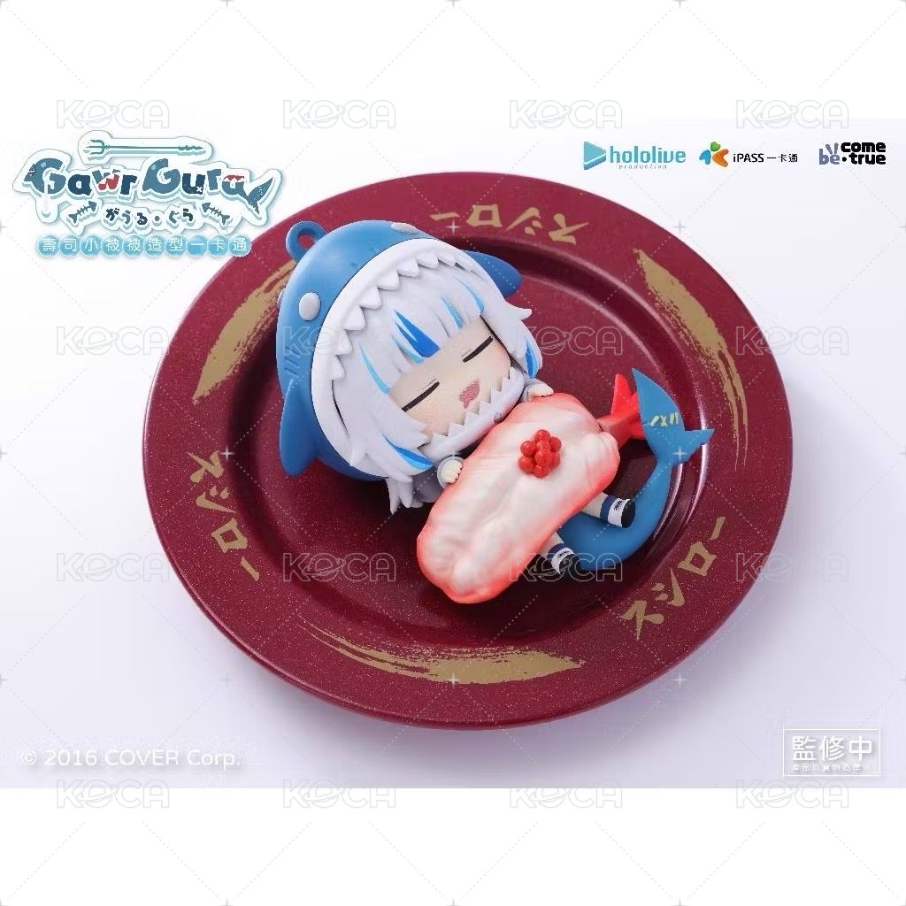 交通卡 聯名 Hololive Gawr Gura 一卡通 背面