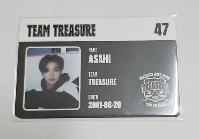 TREASURE 2025 SEASON’S GREETINGS ASAHI 