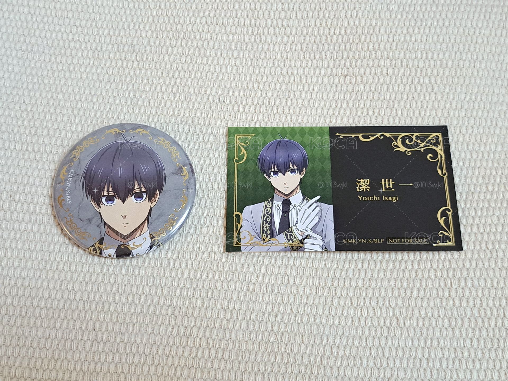 藍色監獄 潔世一 執事徽章+滿額卡