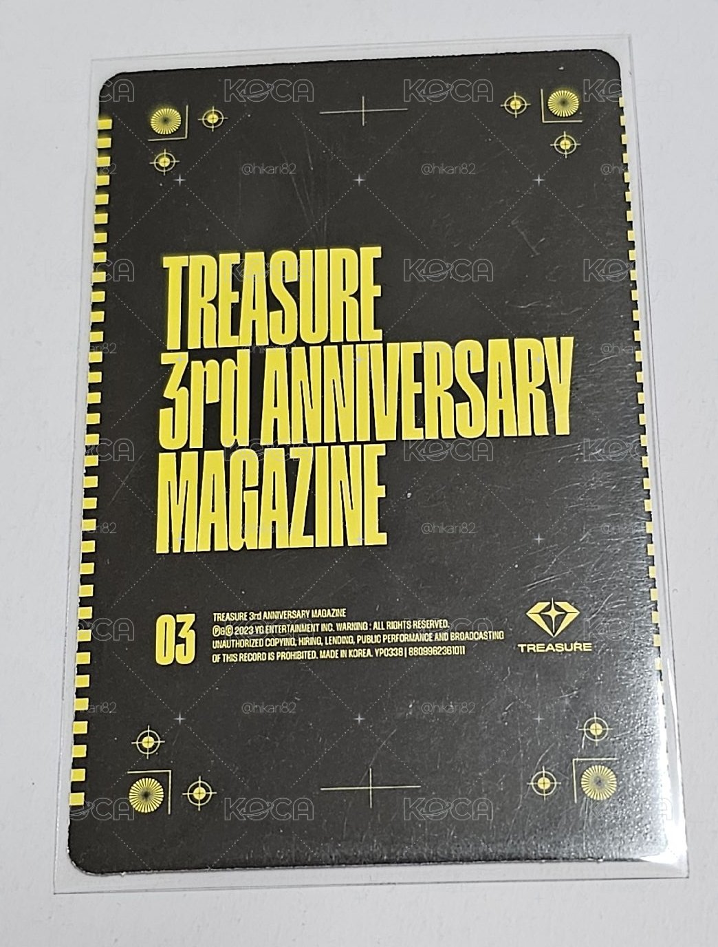 TREASURE 3rd ANNIVERSARY MAGAZINE ASAHI 