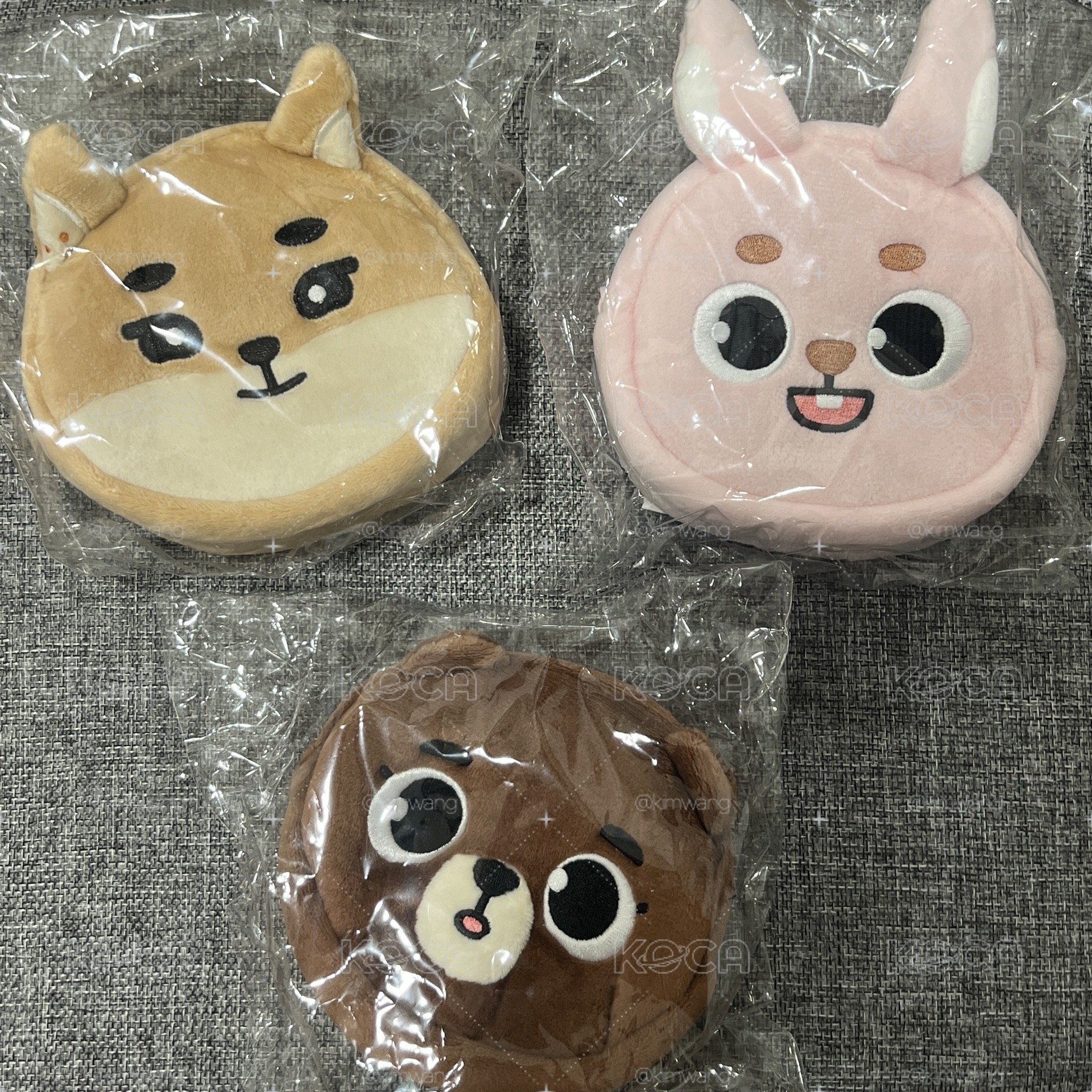 DAY6三巡日週娃臉收納包 FACE POUCH - PIL/KE/BANG