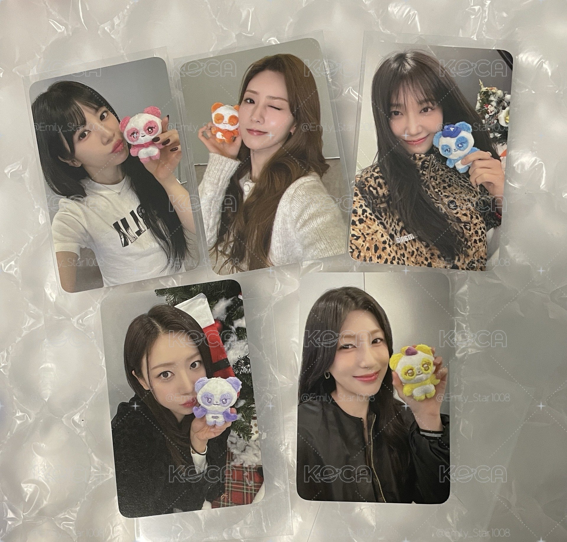 Apink 吊飾娃小卡一套5張