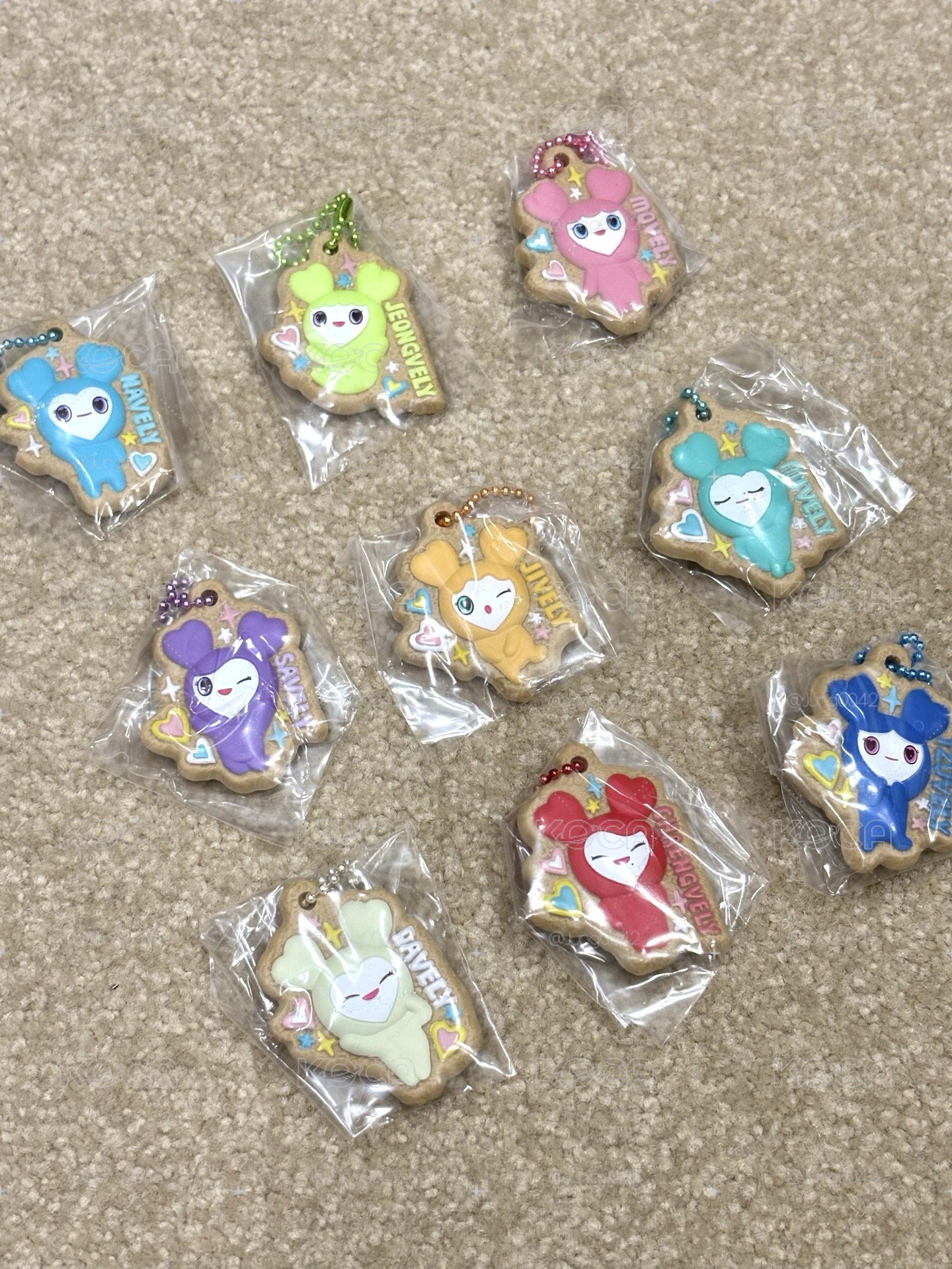 lovelys 餅乾吊飾一套