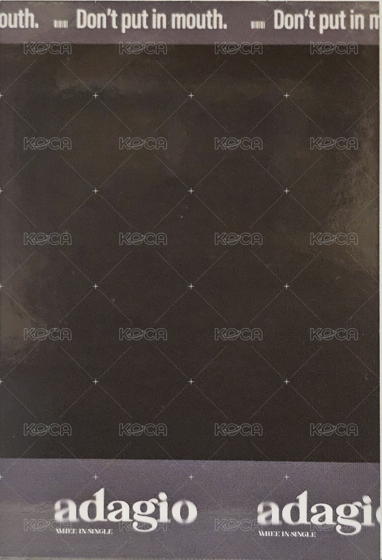 adagio 拍立得小卡 專輯卡  背面
