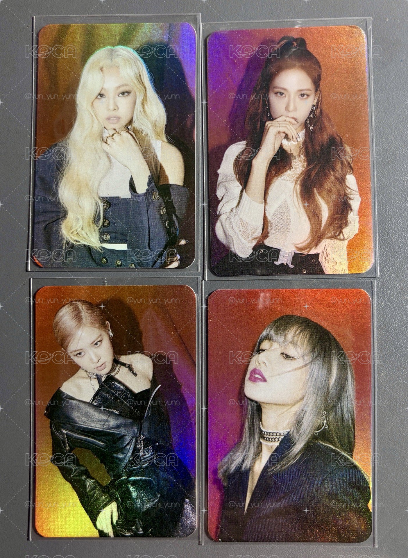 BLACKPINK 聖誕歌詞卡