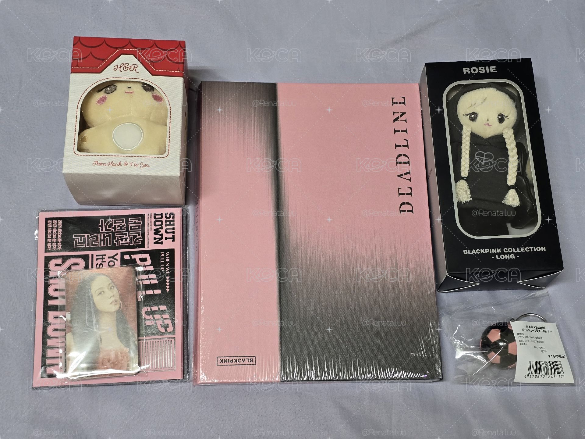 Blackpink Rose 睡衣肉3件組  ，JUMP肉＆長腿肉6件組，肉年曆吊飾小娃6件組