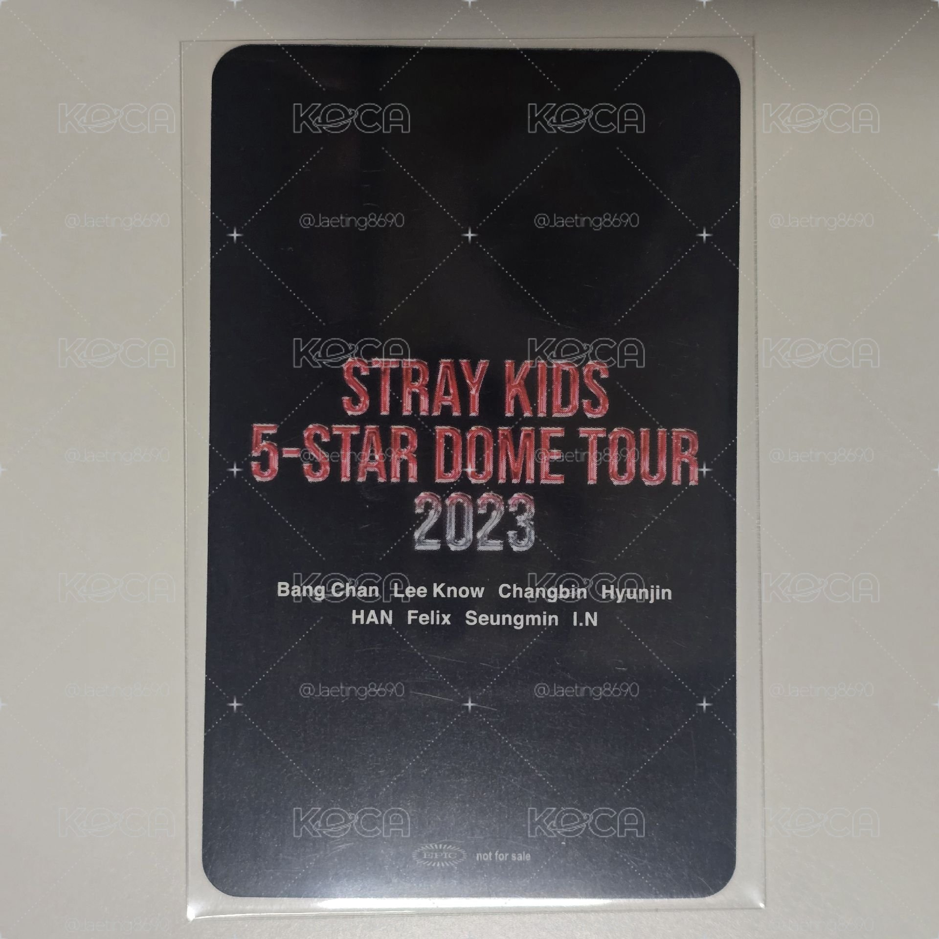 Stray Kids 5-STAR DOME TOUR 日本蛋巡 6/8神戶場拍手場限卡🐥Felix 菲菲