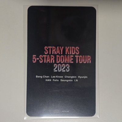 Stray Kids 5-STAR DOME TOUR 日本蛋巡 6/8神戶場拍手場限卡🐥Felix 菲菲