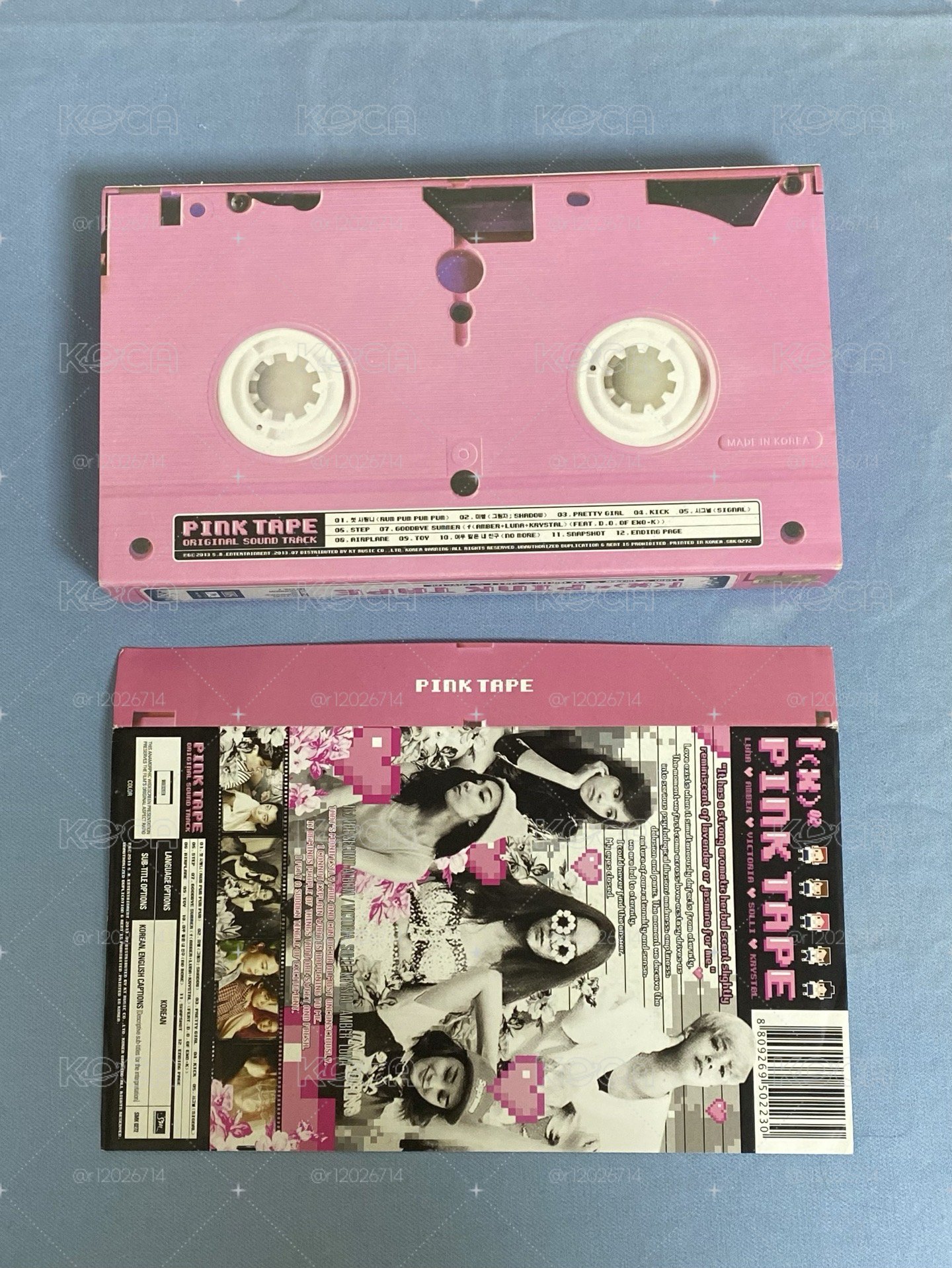 f(x) - Pink Tape & 4 walls (Luna)（皆有小卡）
