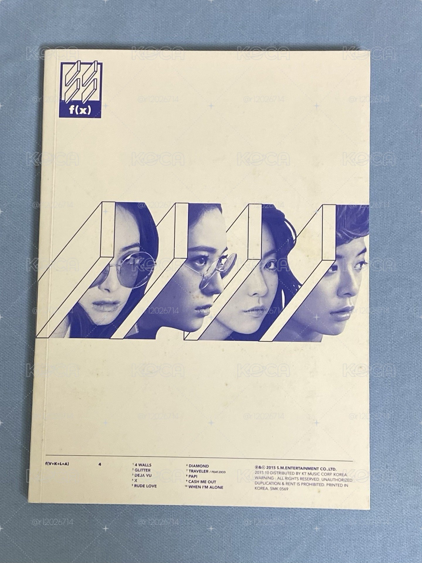f(x) - Pink Tape & 4 walls (Luna)（皆有小卡）