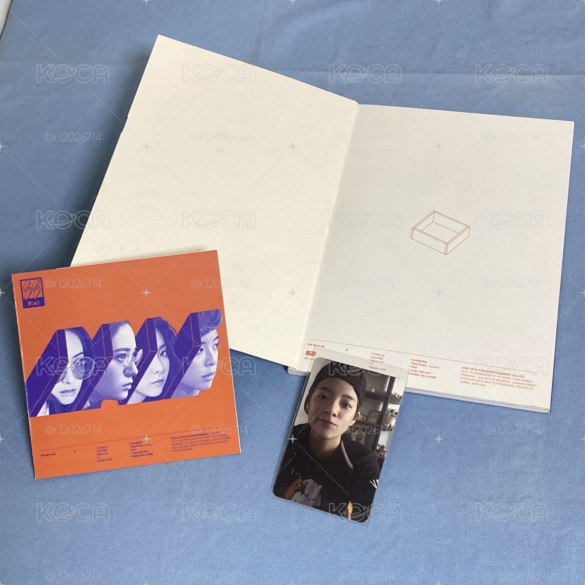 f(x) - Pink Tape & 4 walls (Luna)（皆有小卡）