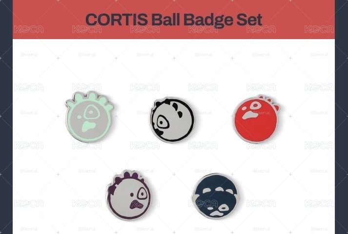 CORTIS Ball Badge Set