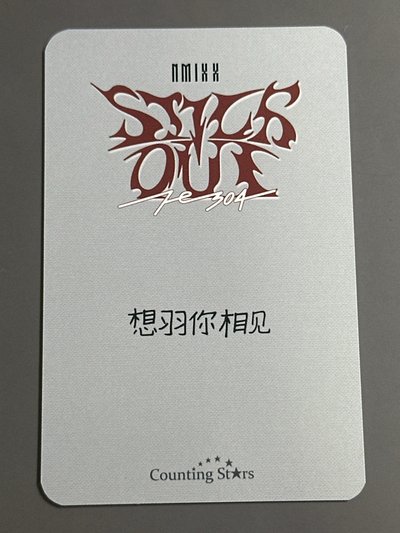 NMIXX 數星星新娘友（中文卡背）
