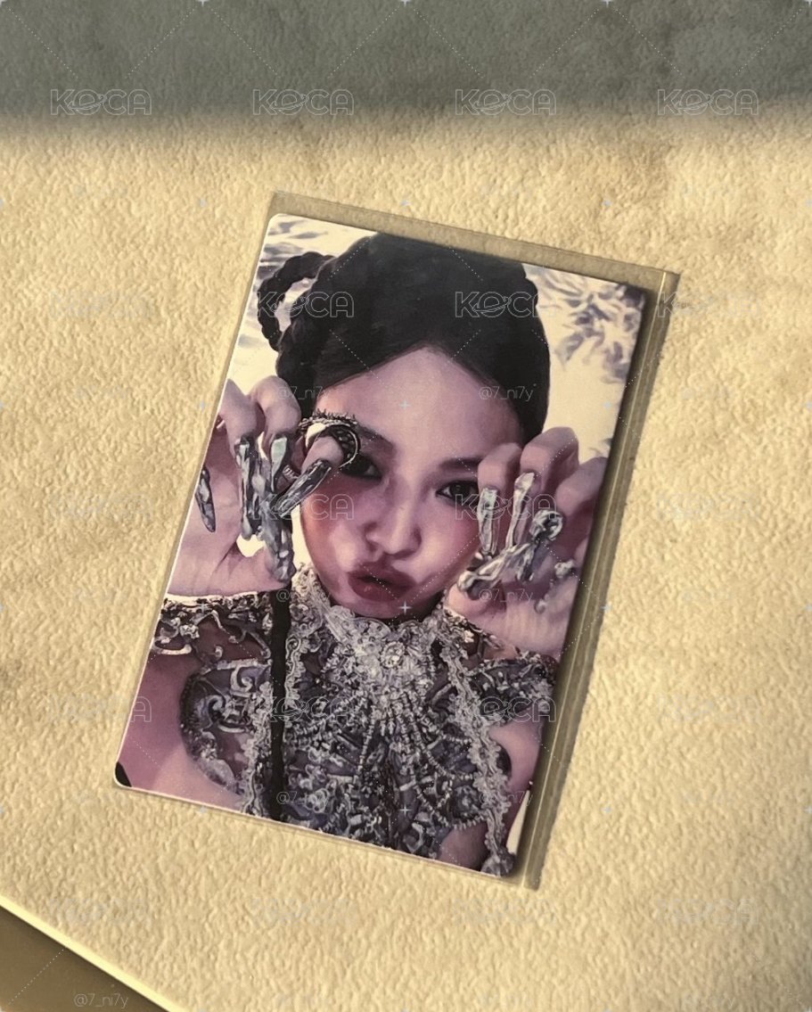 Jennie QQ音樂 中文卡背