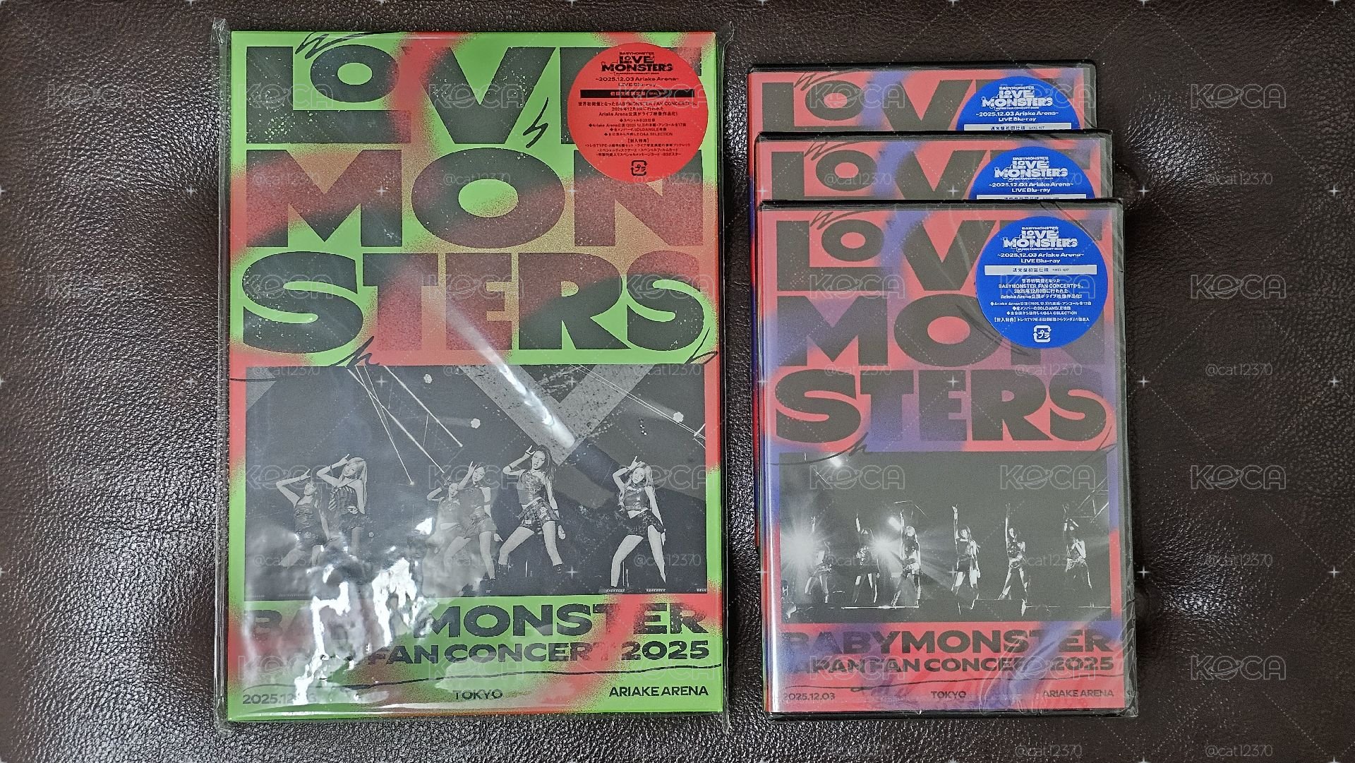未拆 LOVE MONSTERS 藍光/DVD (贈情人節一番賞貼紙)