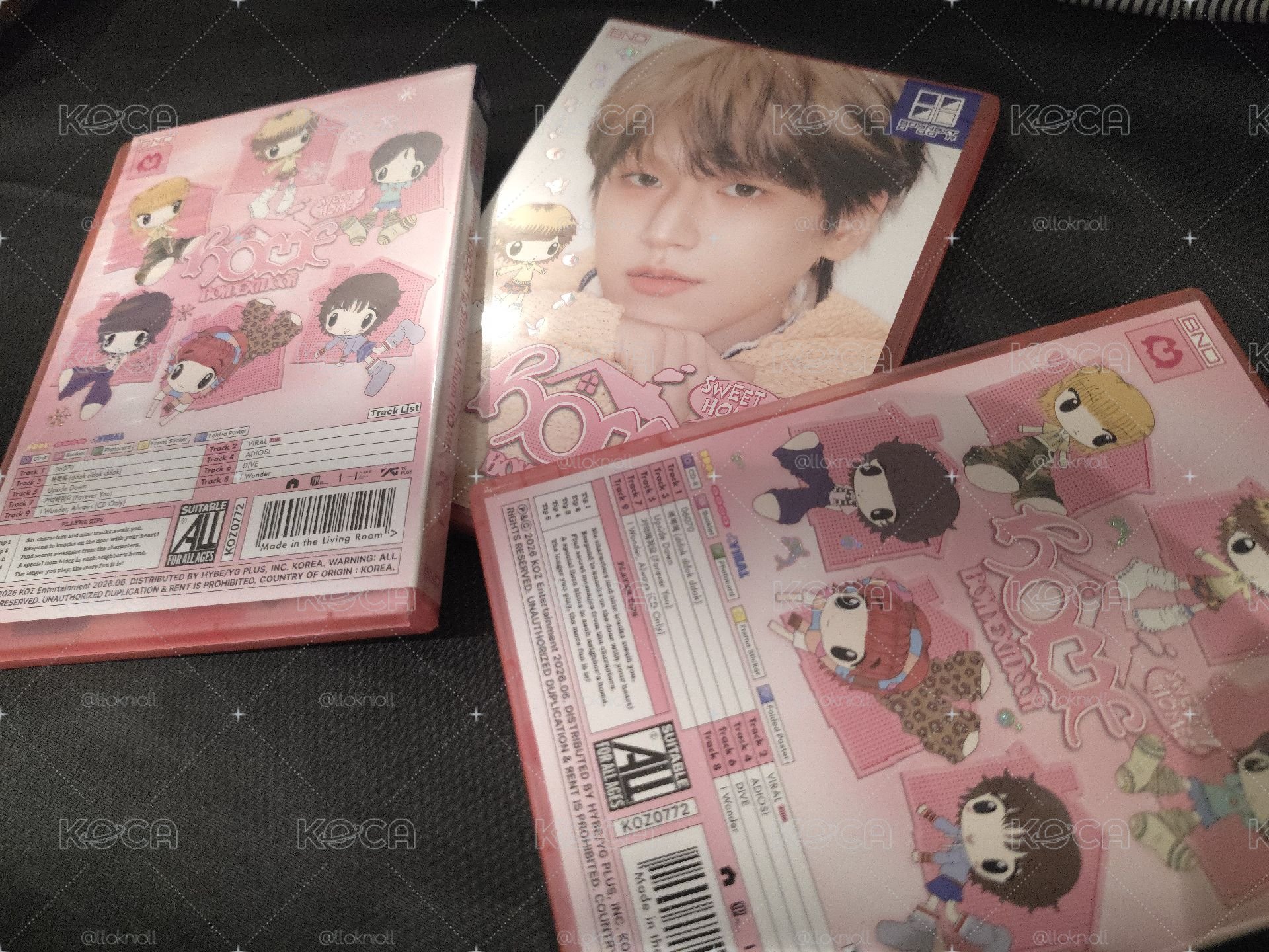 LEEHAN Riwoo Sungho HOME 專輯 單封 SWEET HOME ver. 