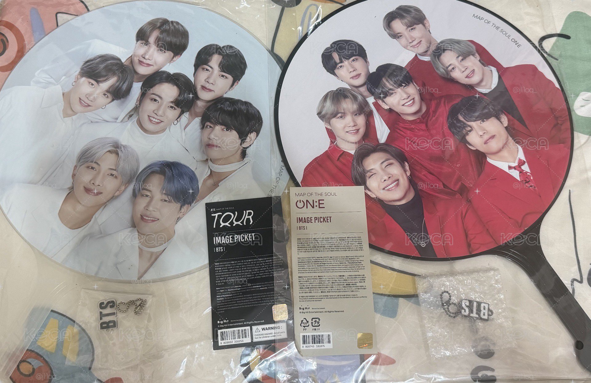 BTS周邊出清（旗子、團扇）