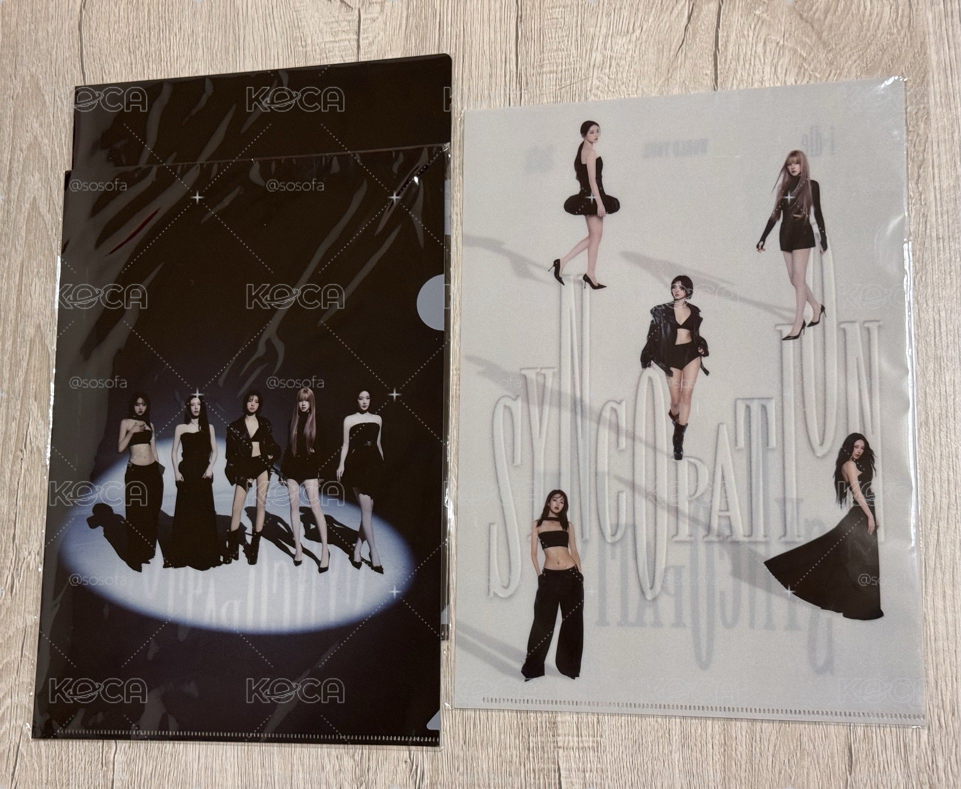 i-dle 橫濱日場 扭蛋周邊 資料夾