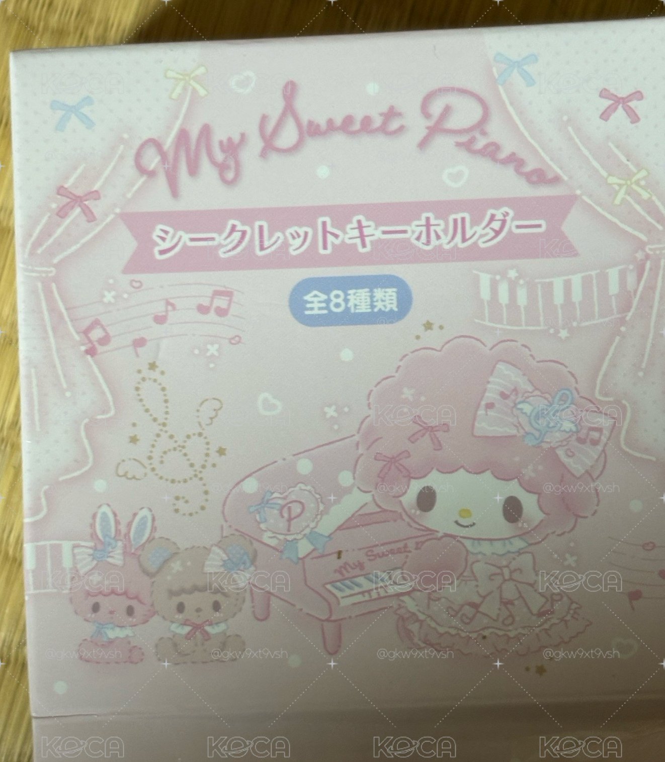 音符吊飾盲盒 美樂蒂
