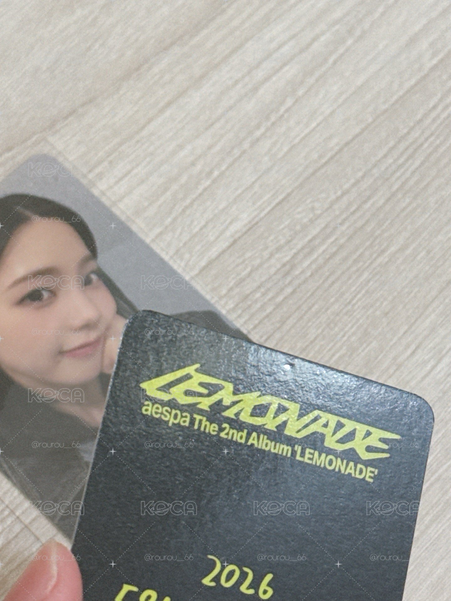 LEMONADE k4 幸運卡（柚、吉）
