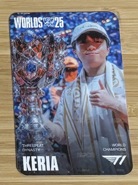 MSI會員禮/冠軍造型小卡/快閃店滿額卡 Keria