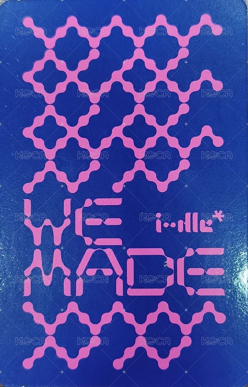 迷九快閃 周邊卡 項鍊卡 背面