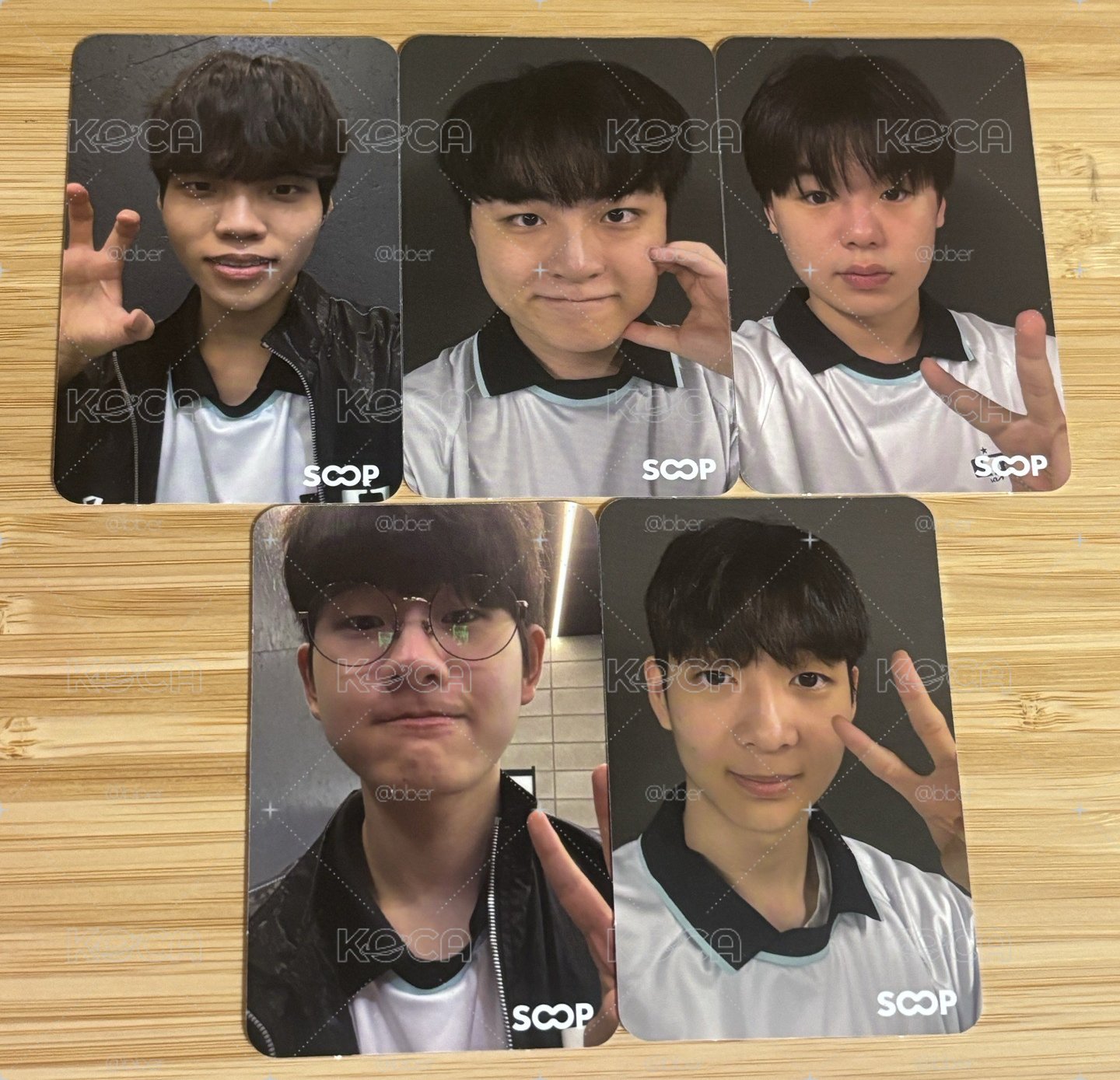 MSI SOOP DK KT小卡組/Bdd明信片