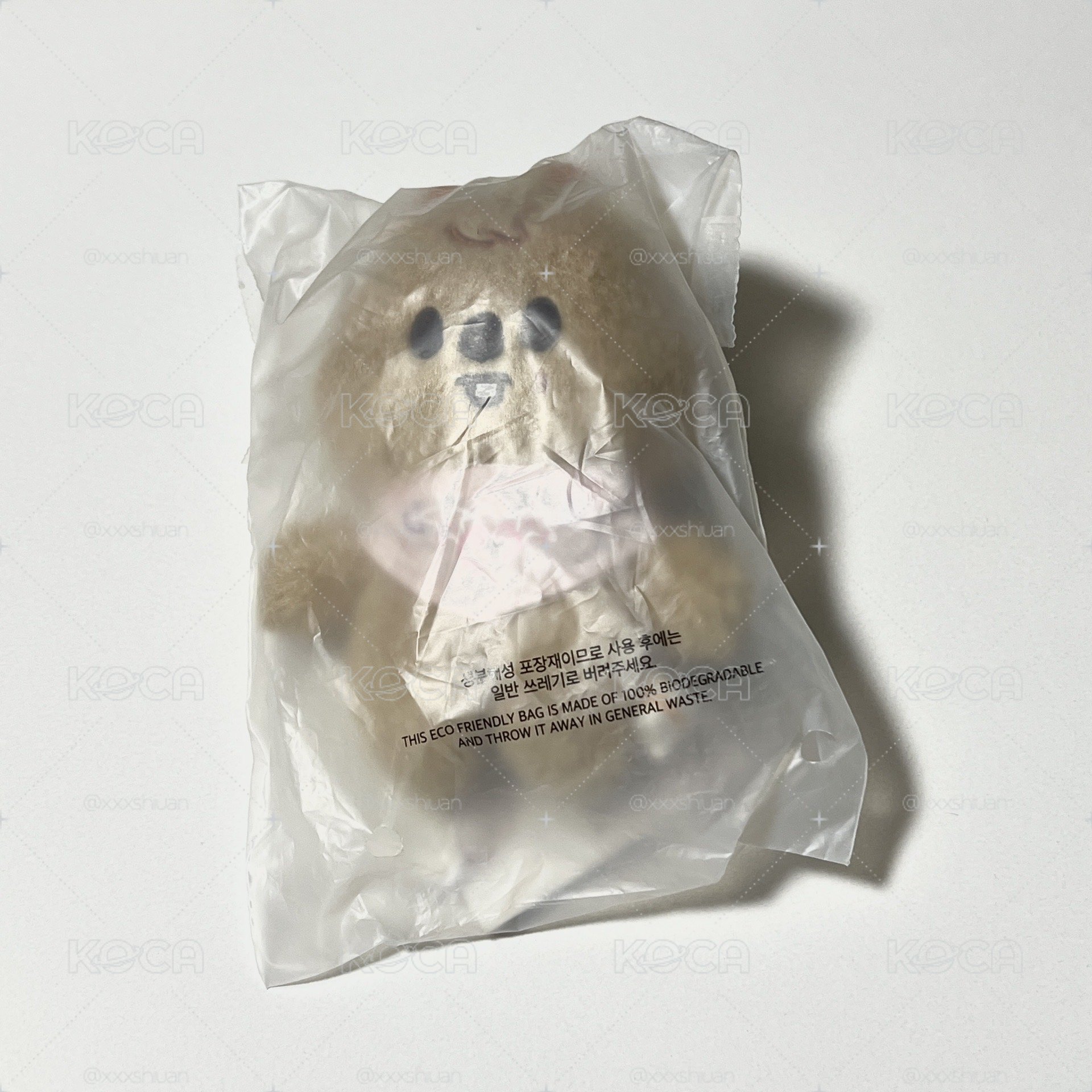 全新 豆豆眼 口水巾娃
