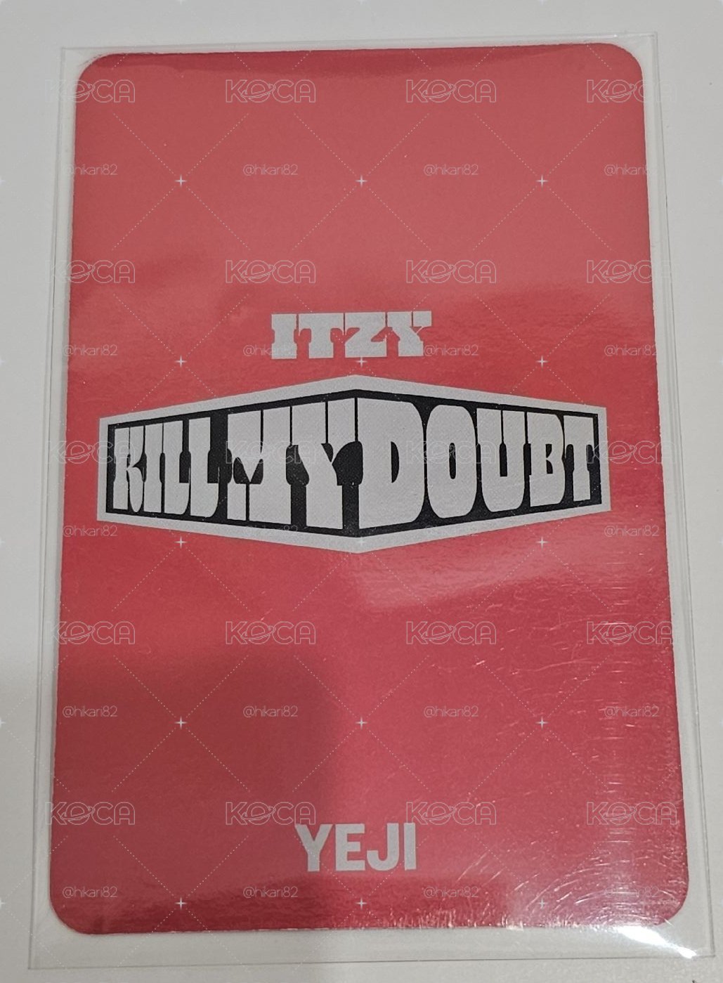 ITZY KILL MY DOUBT YEJI 