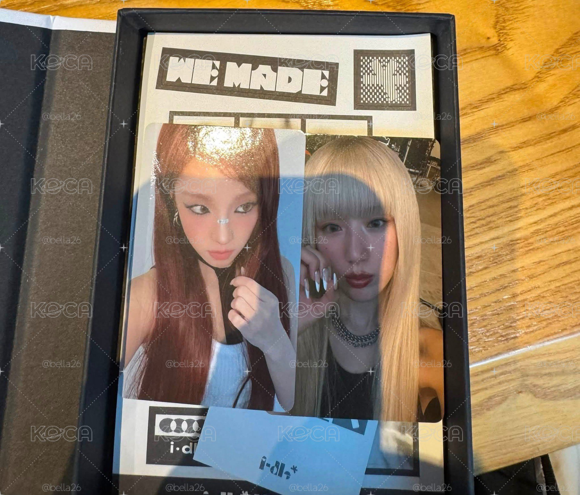 現貨隔天寄出 i-dle 逆應援 徽章打歌卡  自己抽出無風險