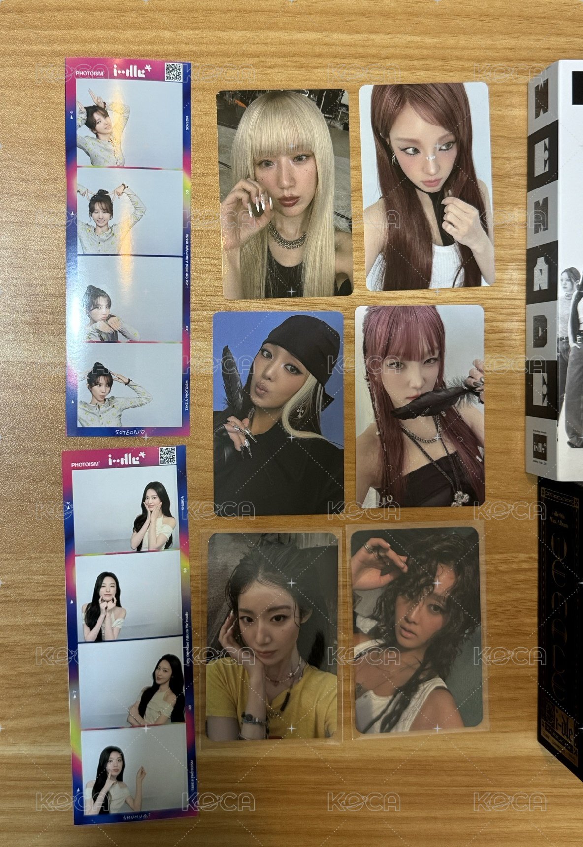 現貨隔天寄出 i-dle 逆應援 徽章打歌卡  自己抽出無風險