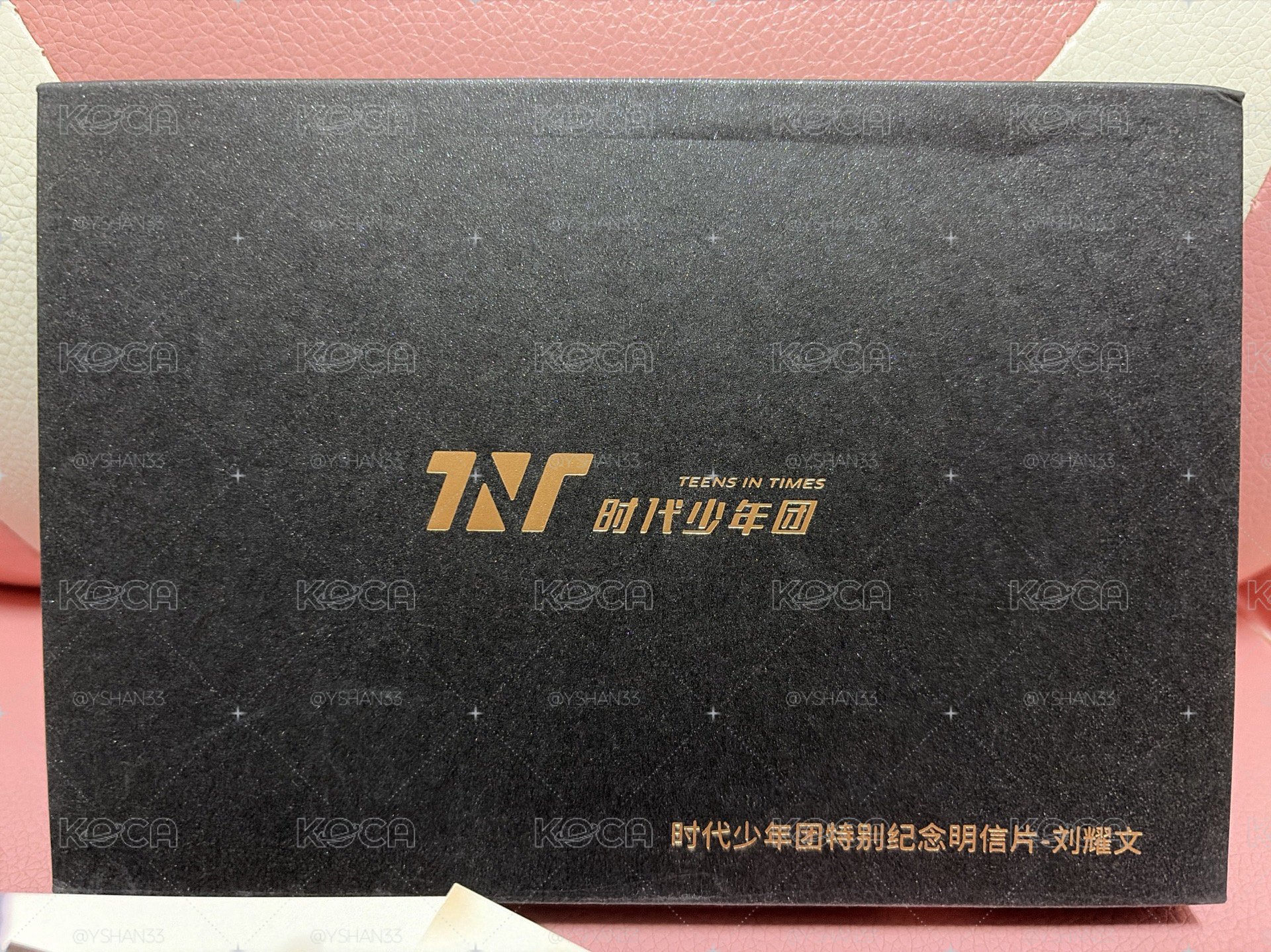 劉耀文 紀念明信片
