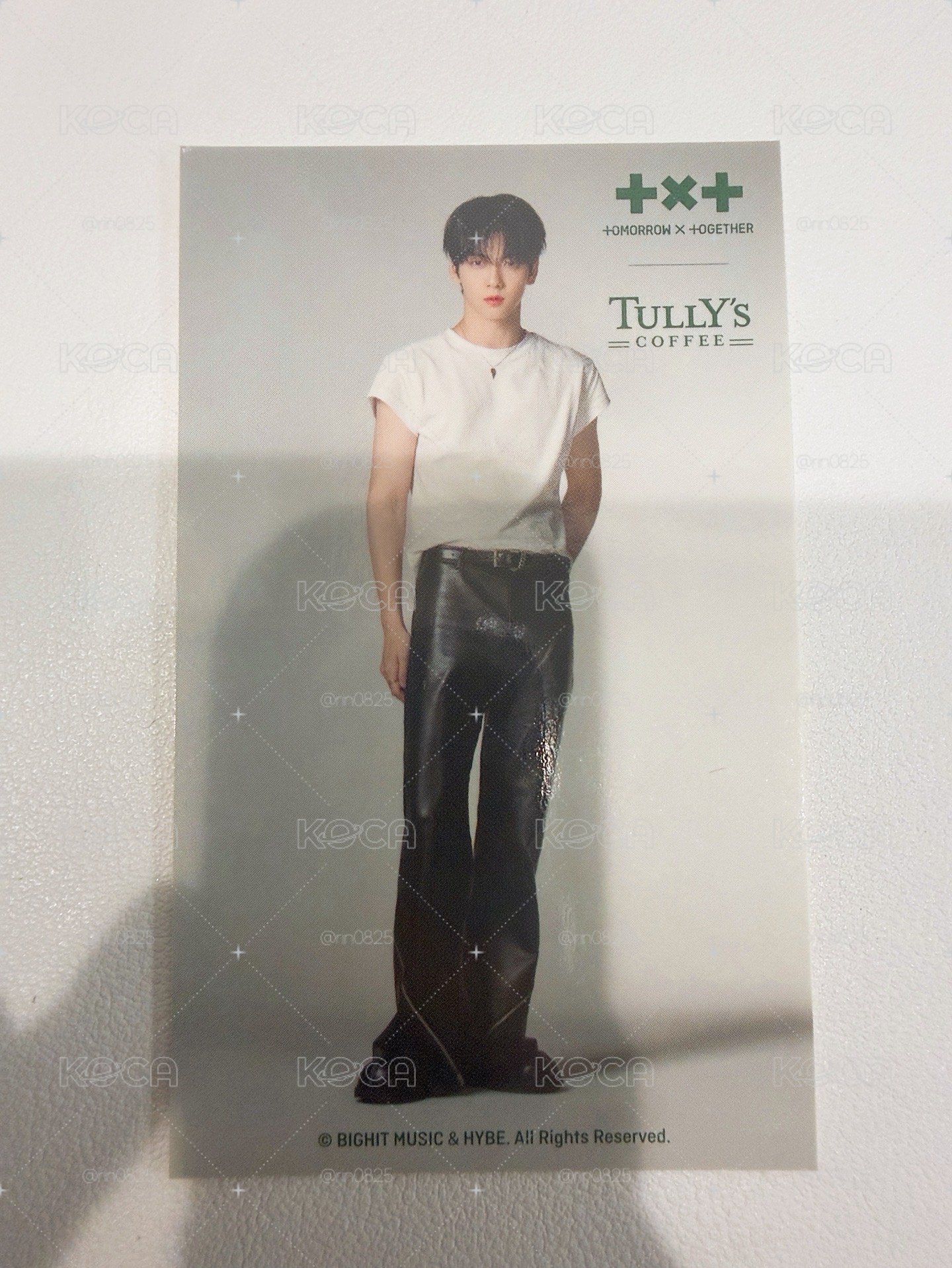 Tully's 聯名 貼紙 崔秀彬