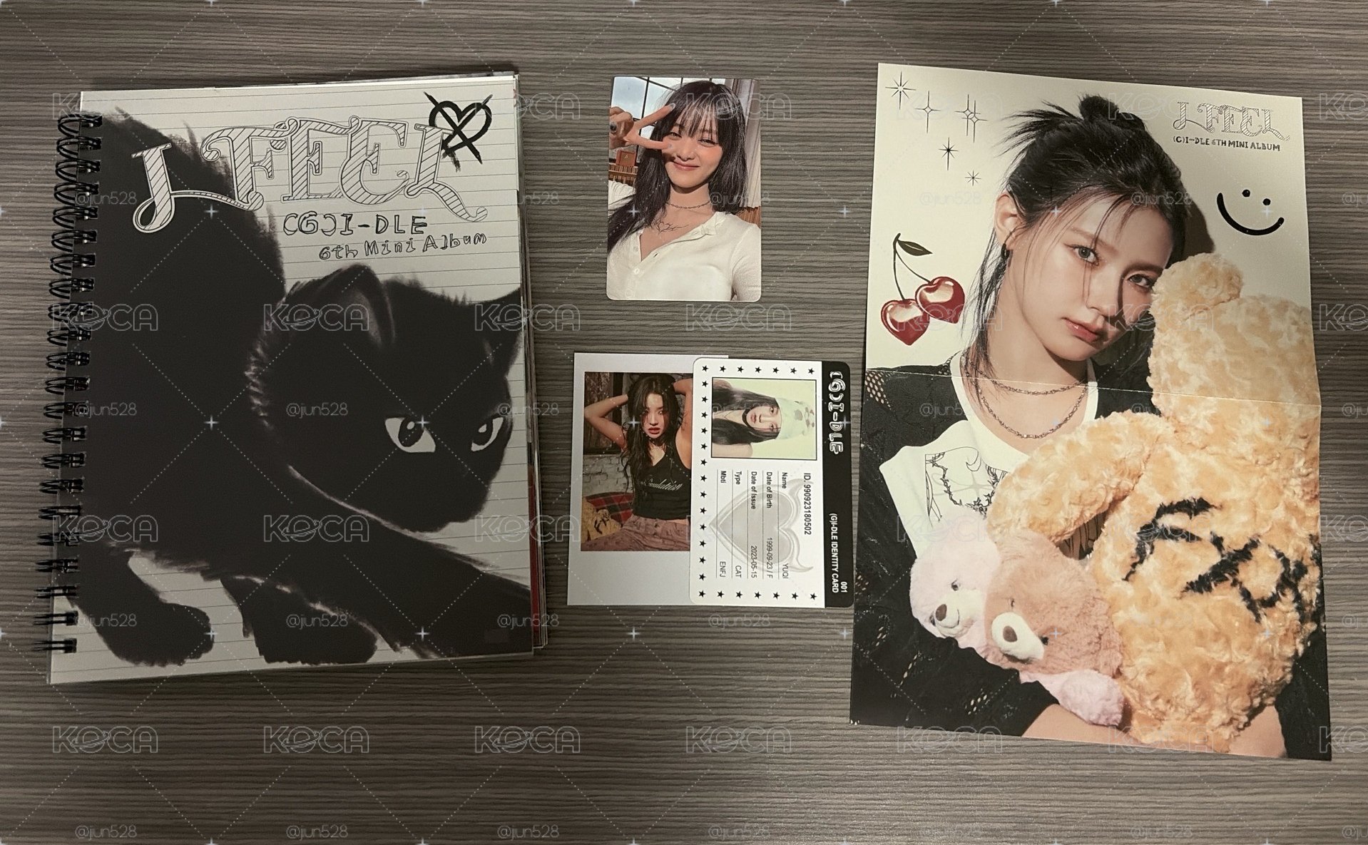 i-dle專輯貓版｜I feel cat ver.｜全專少紋身貼紙