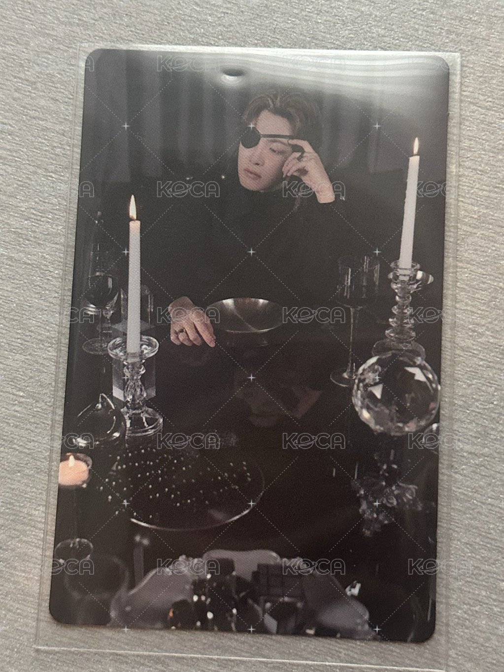 苦惱中（凹痕為卡膜