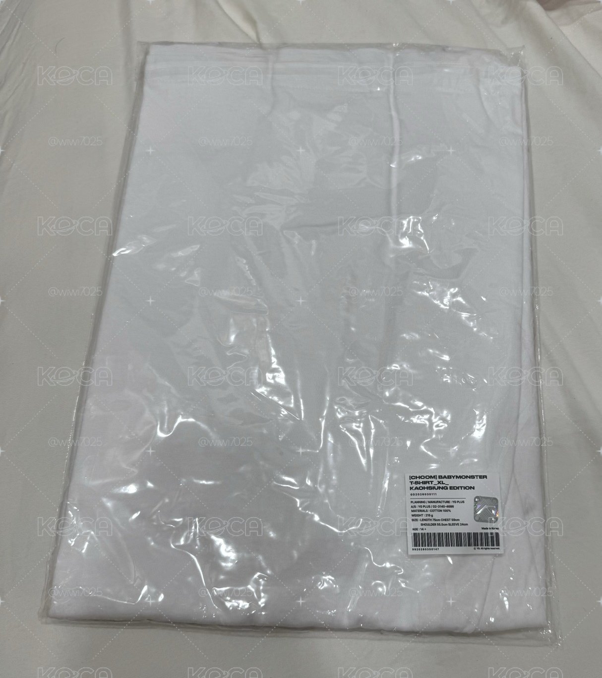 高雄快閃T 未拆的尺寸XL