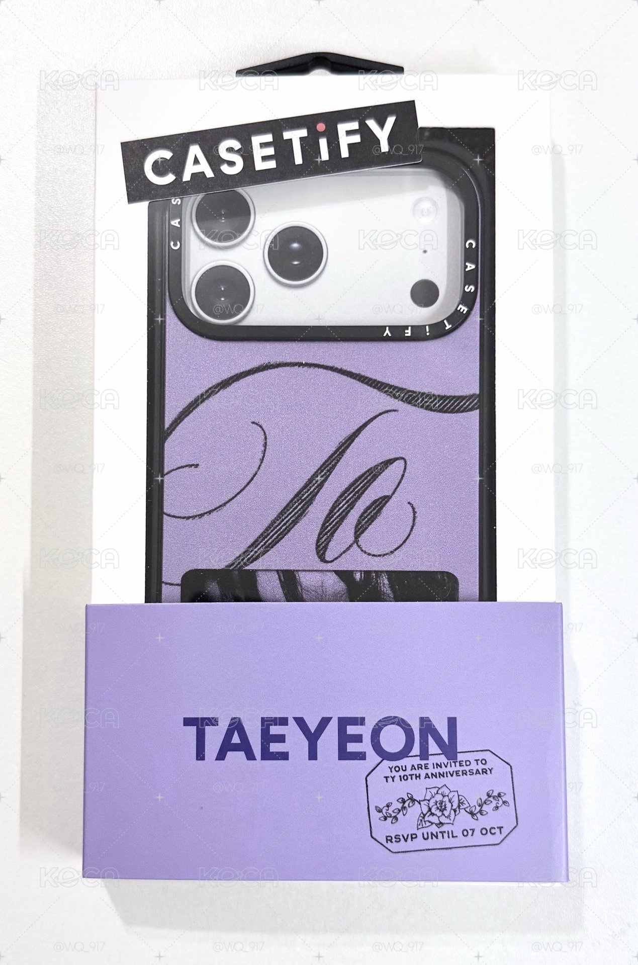 太妍 CASETiFY 手機殼 RSVP版 i17 pm
