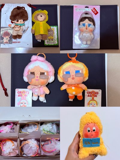 泡泡瑪特 哭娃、dimoo、星星人、labubu